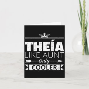 Carte Theia refroidisseur drôle tante grecque fête des m