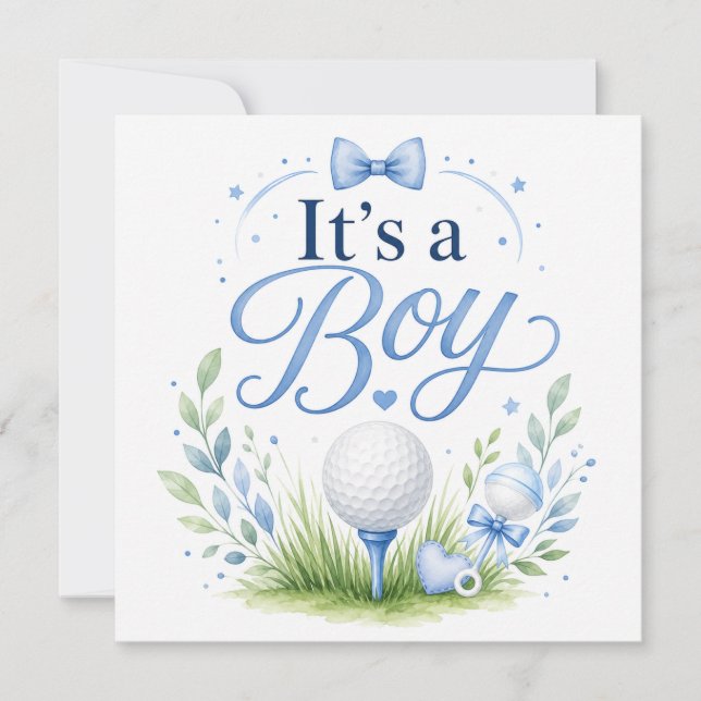 Carte thématique Golf Baby Boy (Devant)