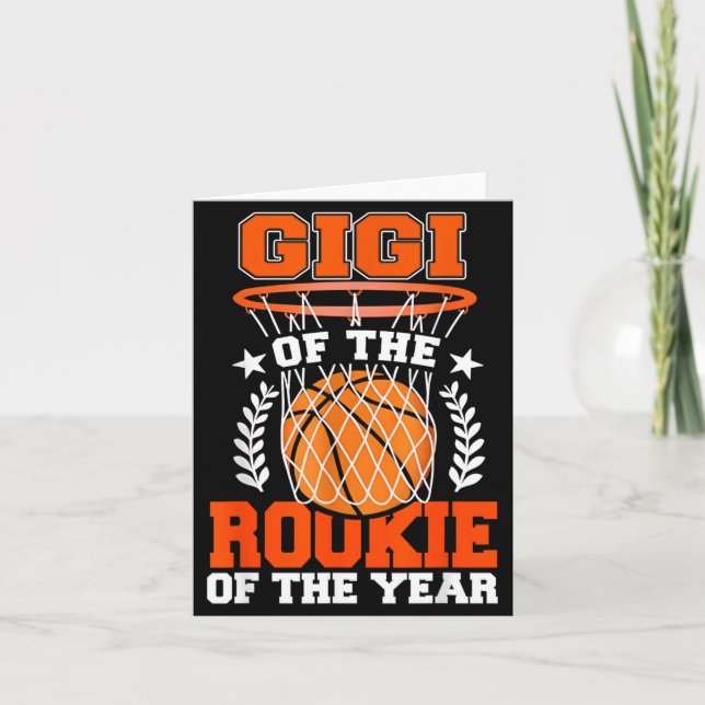 Carte Thème d'anniversaire de Gigi de Rookie 1ère base-b (Devant)