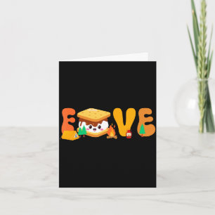 Carte Thème de camping pour le 5e anniversaire S’more fê