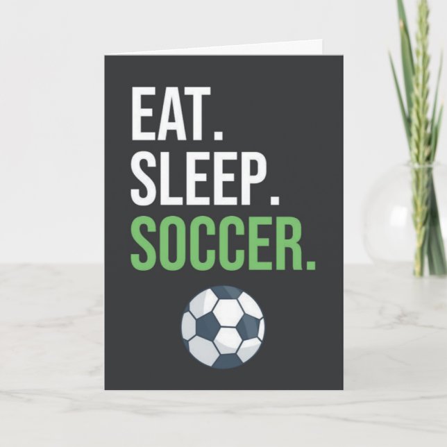 Carte Thème de football Noël (Devant)