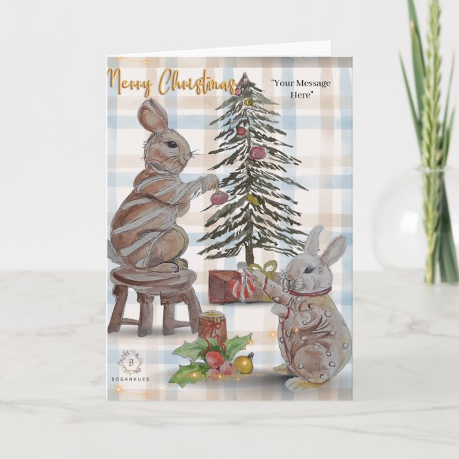 Carte Thème de Noël Boganhues Print (Devant)