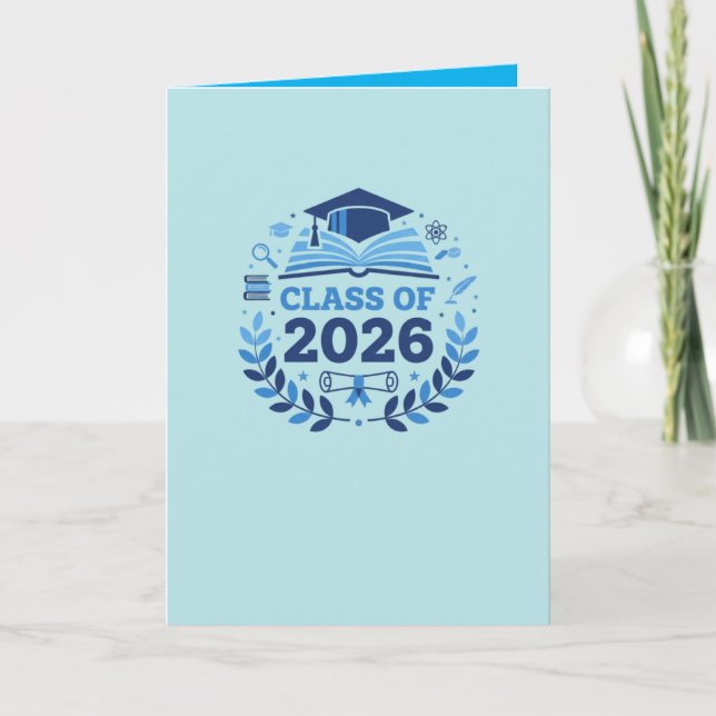 Carte Thème de remise des diplômes Promotion 2026 Thème  (Devant)