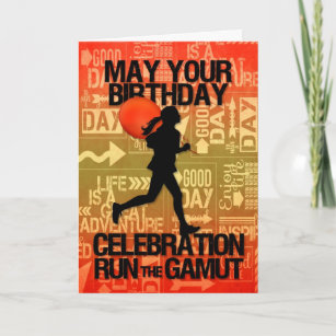 Cartes Coureurs D Anniversaire Zazzle Fr