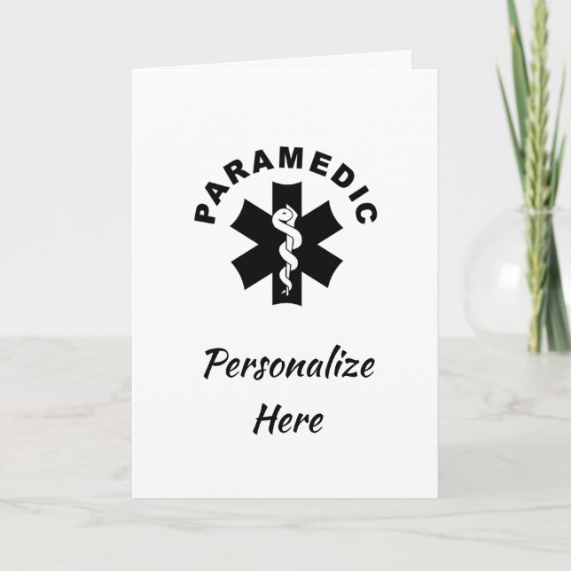 Carte Thème Paramedic (Devant)