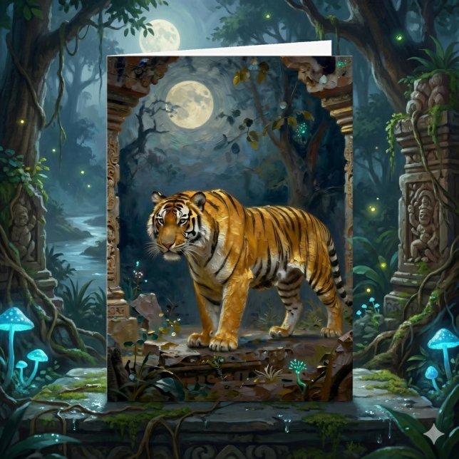 Carte Thème Tigre | Joyeux Anniversaire (Créateur téléchargé)