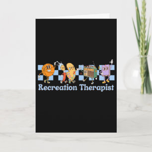 Carte Thérapeute de loisirs mignon Récréation thérapeuti