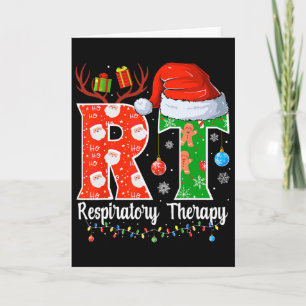 Carte Thérapeute respiratoire de Noël Thérapeute respira