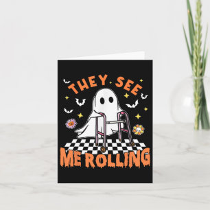 Carte Thérapie Physique Halloween Ils Me Voient Rolling 