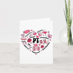 Carte Thérapie physique Pédiatrie Pt Cœur Saint-Valentin