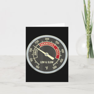 Carte Thermomètre Barbecue Barbecue enfumé à basse vites