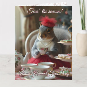 Carte "Thés" l'Invitation de la Saison