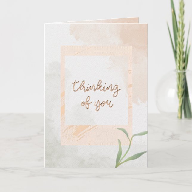 Carte Thinking of You (Devant)