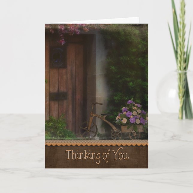 Carte thinking of you old trike (Devant)