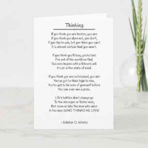 Carte Thinking Wintle