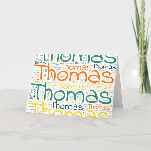 Carte Thomas (Devant)