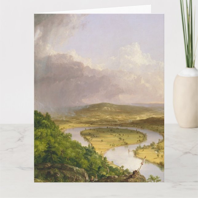 Carte Thomas Cole Le Bœuf La rivière Connecticut  (Devant)