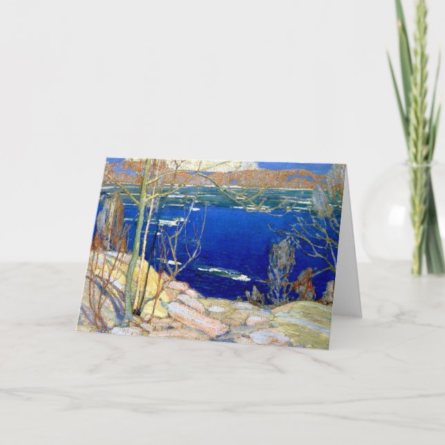 Carte Thomson - Glace printanière, (Devant)