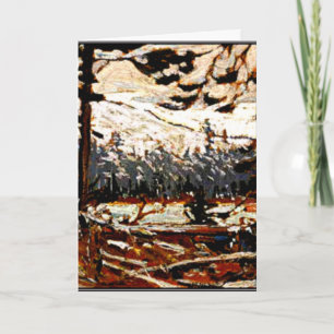 Carte Thomson - Intérieur de la forêt, parc Algonquin