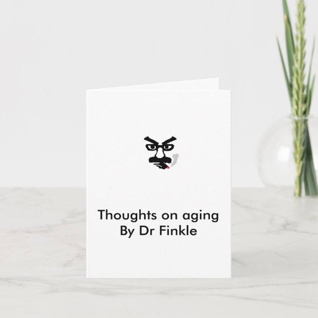 Carte Thoughts on aging (Devant)
