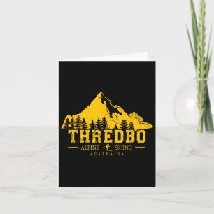 Carte Thredbo Snowy Mountains Australie Station de ski S