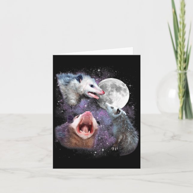 Carte Three Ssums Moon 3 Osums Dead Moon Weird Cursed Me (Devant)