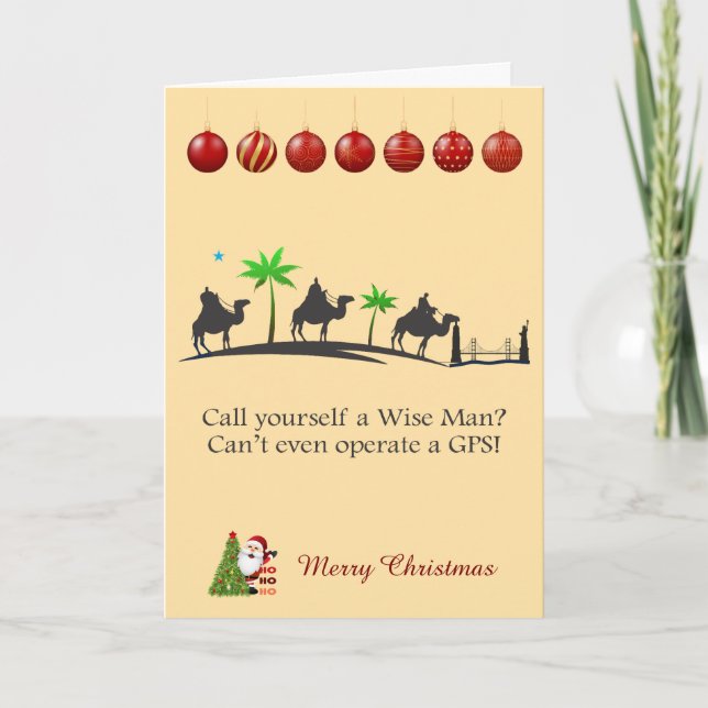 Carte Three wise men Christmas (Devant)