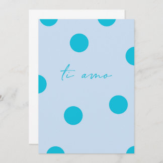 Carte Ti amo flat Greeting Card