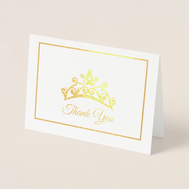 Carte Tiara Pageant Gold Foil style Miss USA (Devant)