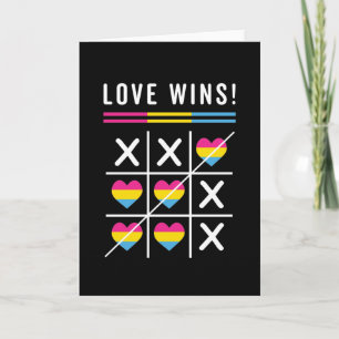 Carte Tic Tac Toe Loe Remporte La Fierté Pansexuelle LGB