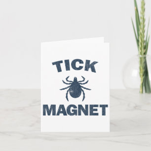 Carte Tick Magnet Funny Camping Et Randonnée Chemise Bug