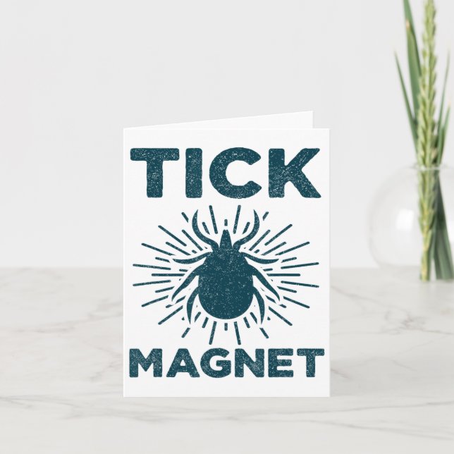 Carte Tick Magnet Shirt Funny Camping Et Randonnée Bug S (Devant)