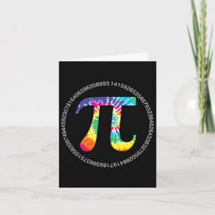 Carte Tie Dye Pi Jour T Chemise Physique Math Moteur ens