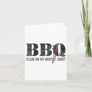 Carte Tige Barbecue Sur Mon Blanc _3