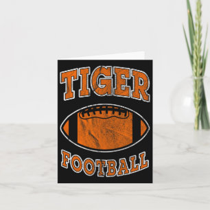 Carte Tiger Football Vintage désorganisé
