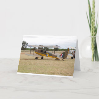 Carte Tiger Moth 80E Anniversaire Vol