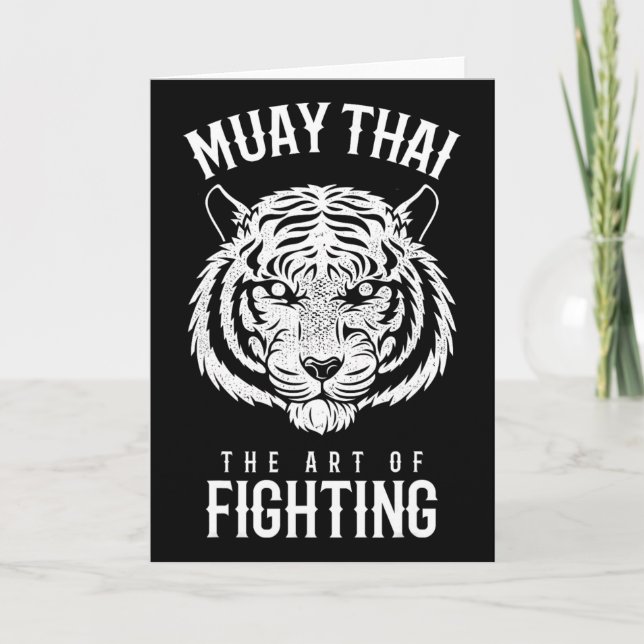 Carte Tiger Muay Thai And Kickboxing  (Devant)