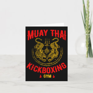 Carte Tiger Muay Thai Kickboxing Gym Mixed martial art E