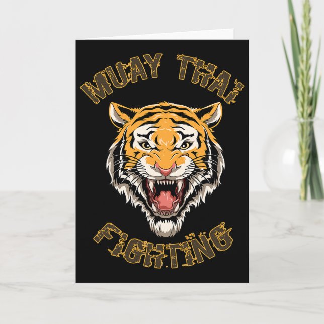 Carte Tiger Thai Boxing et Kickboxing  (Devant)
