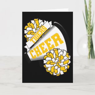 Carte Tigers Cheer Ck à l'école Esprit de Cheerleading G