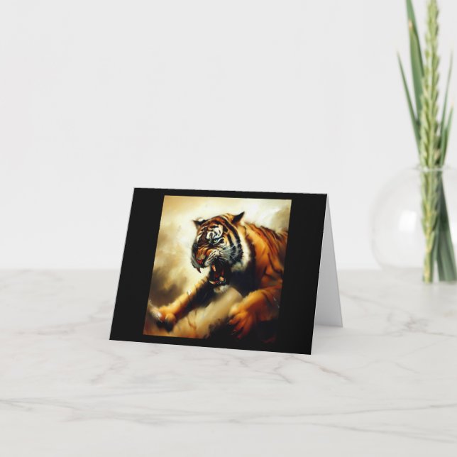 Carte Tigre (14) Chat sauvage (Devant)