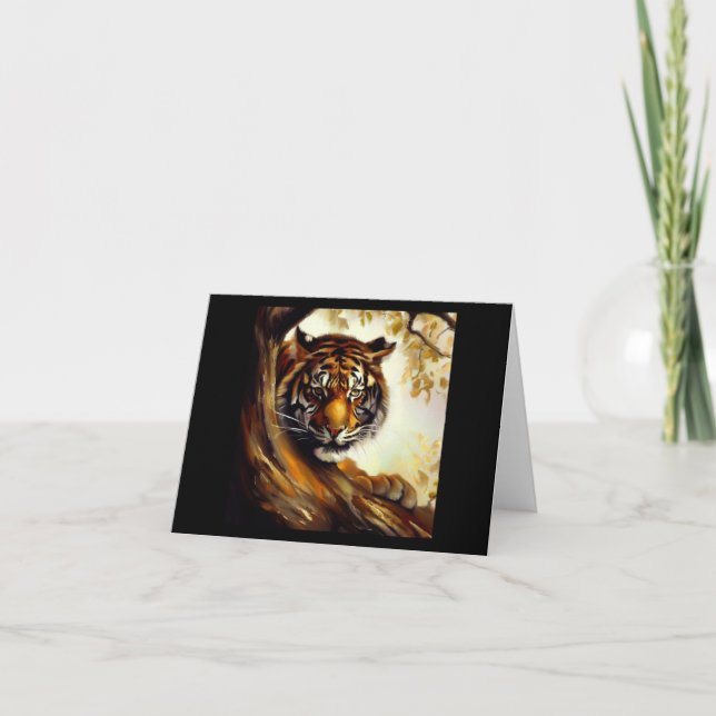 Carte Tigre (5) Chat sauvage (Devant)