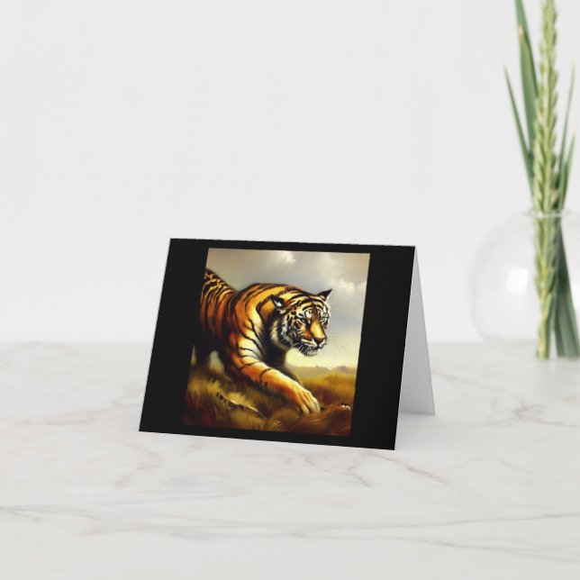 Carte Tigre (7) Chat sauvage (Devant)