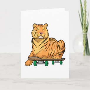 Carte Tigre Skater Skateboard