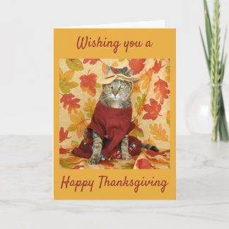 Carte tigrée Brown de thanksgiving