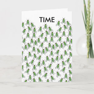 Carte Time Flies Get Together greeting card