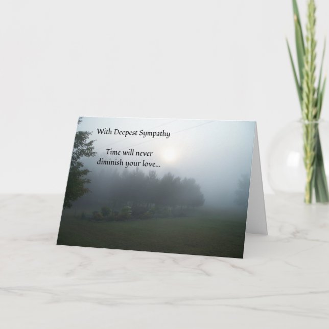 Carte Time Will Never Diminish Your Love (Devant)