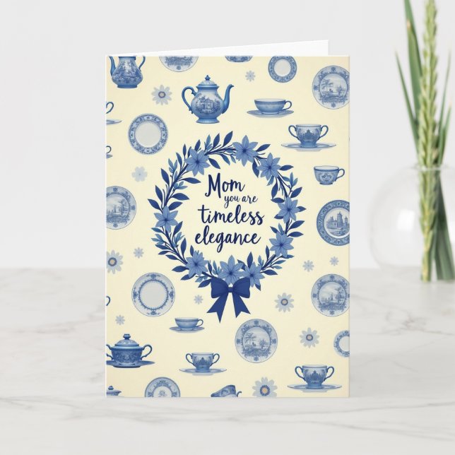 Carte Timeless Elegance pour Maman (Devant)