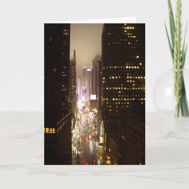 Carte Times Square NYC (Devant)