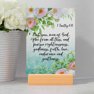 Carte Timothée Bible Verse